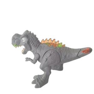 Working Gray Zuru Smashers Mega Light Up Dino TRex Lights And Sound TRex Figure
